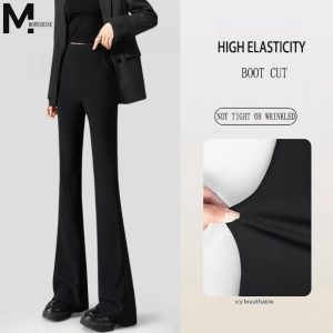 MORNSHINE Shark Pants  Straight leg Pants Long Style 2025Korean stylePalazzo New Fashion Women's Loose Casual Pants seluar  mini  bootcut  perempuan mini  bootcut  slack
