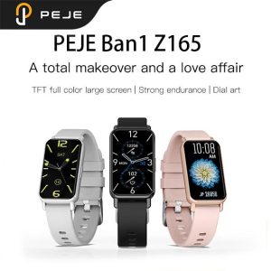 Smartband, PEJE Band1, Panggilan Bluetooth, Pengurusan Kesihatan, Kalis Air, 100 + Mod Sukan, Kadar Refresh 60 Hz