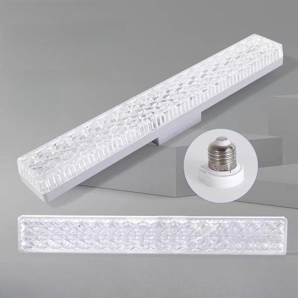 Lampu Siling Penjimatan Tenaga Jalur LED, Baharu, Lampu Kristal, Mentol E27, Lingkaran, Sesuai untuk Rumah, Ruang Tamu, Bilik Tidur, Dapur, Bilik Mandi, Balkoni
