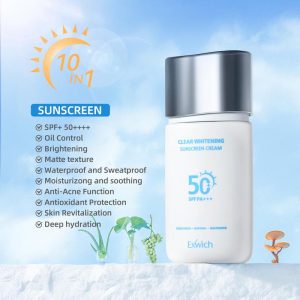 [10 DALAM 1] EXWICH Acne Matte Sunscreen Oily Control Lightweight Like a Tint Skin Barrier Protection Centella ACNE Antioxidant SUNSCREEN SPF50+ PA++++ Penutup Sempurna dengan Kecantikan Kulit Sehat & Tahan Lama